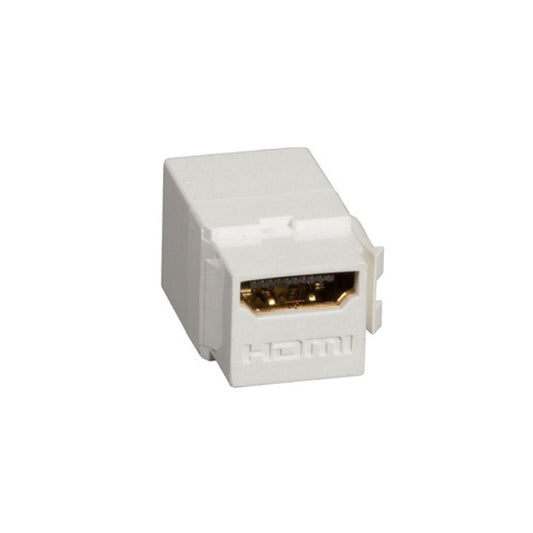 Black Box Snap Fitting - Hdmi, Female/female, Office White, Gsa, Taa (FMT1001)