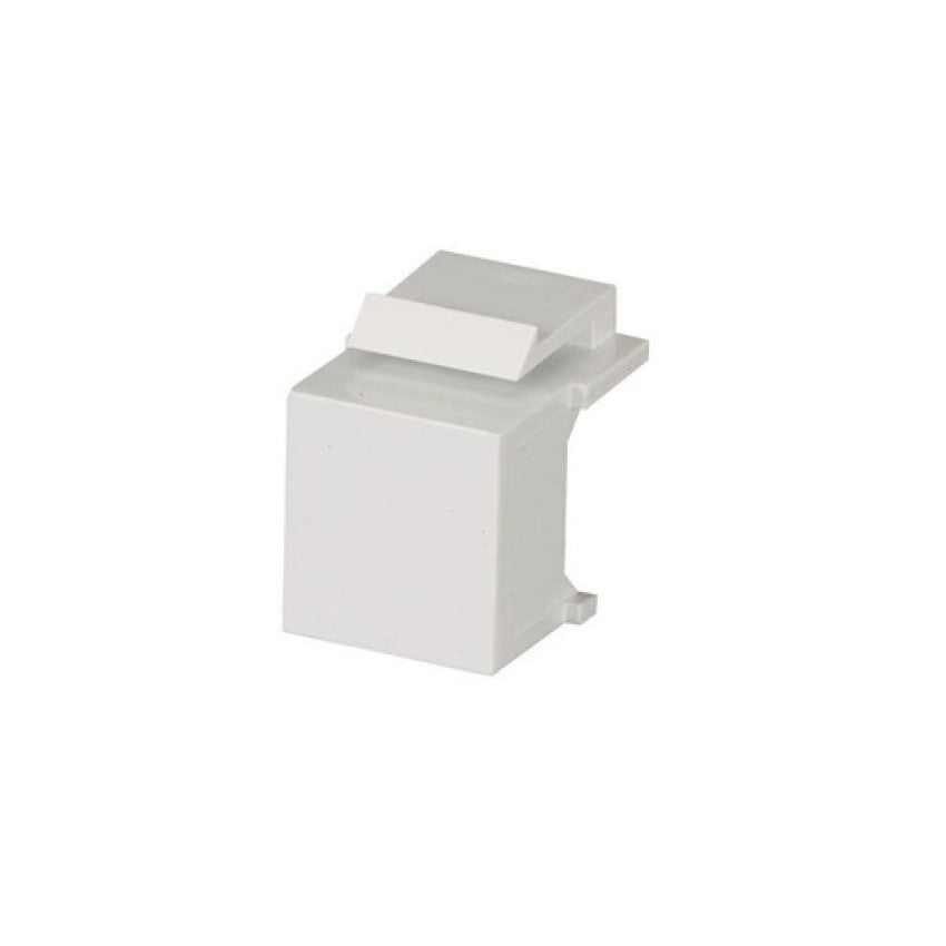 Black Box Keystone Snap Fitting - Blank, White, 10-pack, Gsa, Taa (FMT359R2)