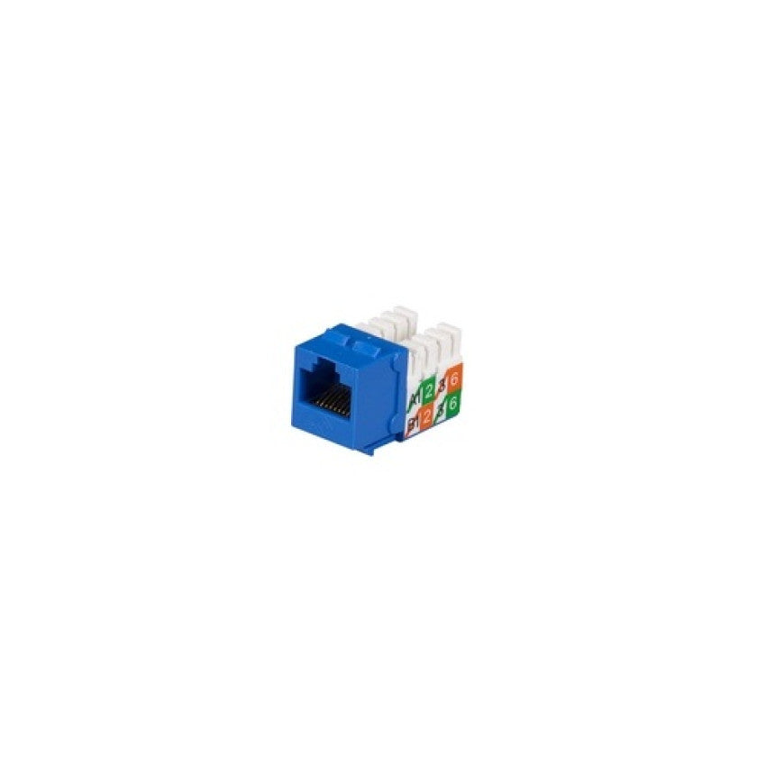 Black Box Cat5e Keystone Jack - Unshielded, Blue, Gsa, Taa (FMT920R2)