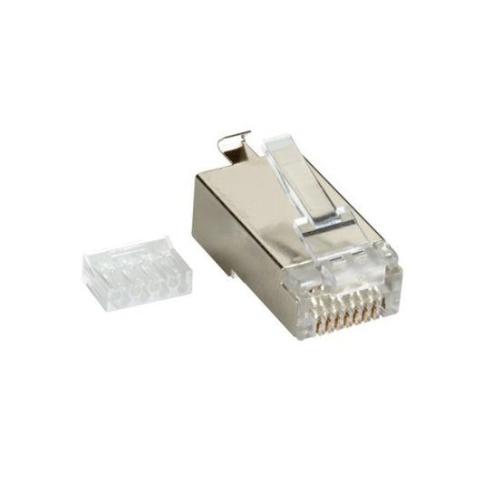 Black Box Cat6 Modular Plug - Shielded, Rj45, 100-pack, Gsa, Taa (FMTP6S100PAK)