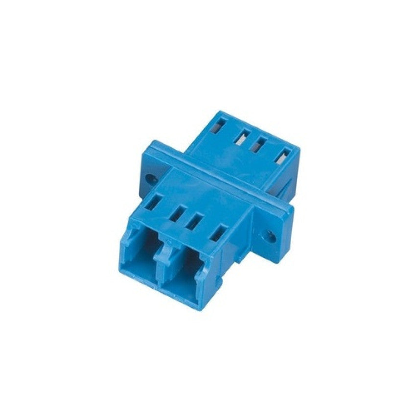 Black Box Fiber Optic Coupling - Multimode, Duplex, Bronze Sleeve, Plastic Flange, Rectangular, Lc-lc, Blue, Gsa, Taa (FOT123)