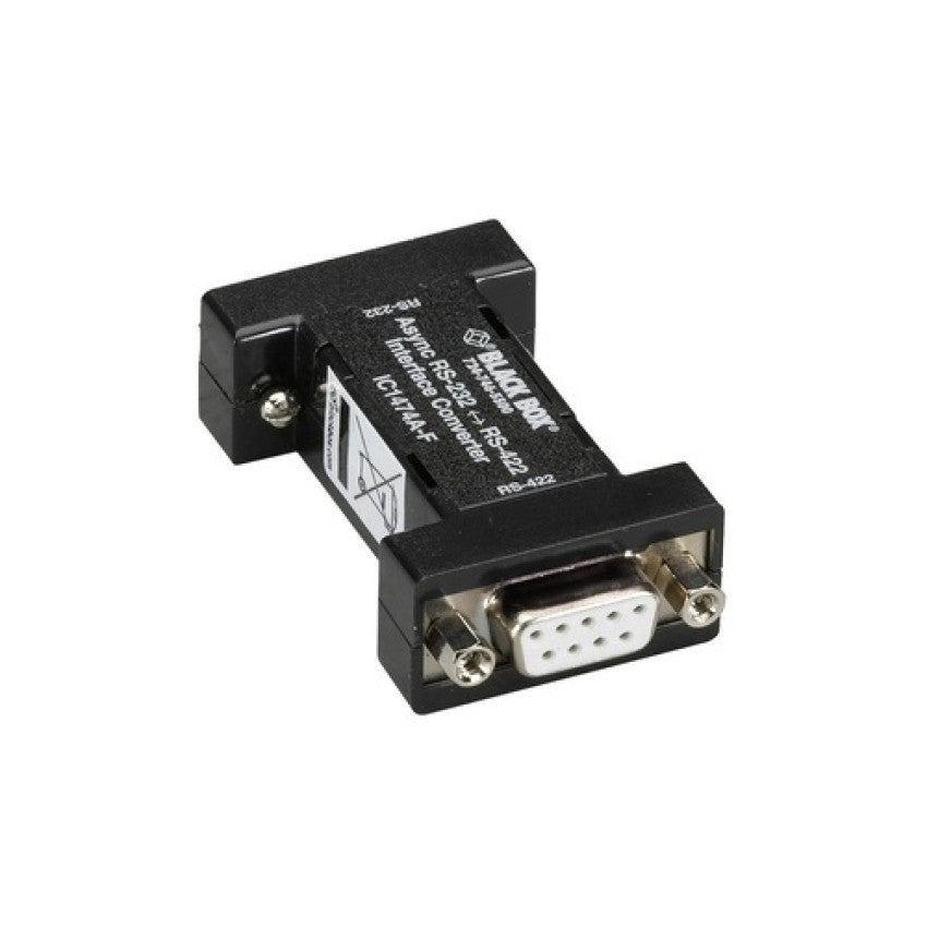 Black Box Async Rs232 To Rs422 Interface Converter - Db9 To Db9, Gsa, Taa (IC1474AF)