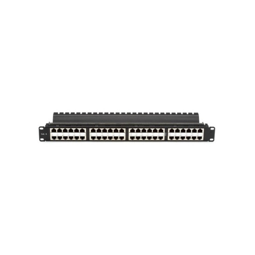 Black Box Cat6 Patch Panel - Feed-through, High-density, 1u, Shielded, 48-port, Gsa, Taa (JPM816AHD)