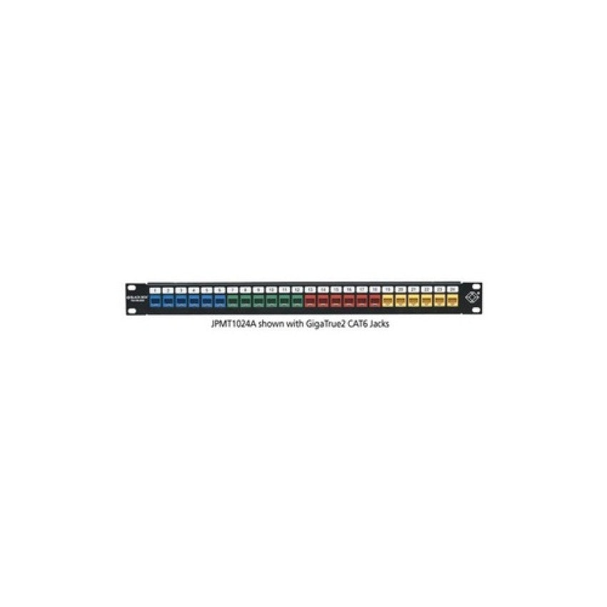 Black Box Multimedia Patch Panel - 1u, 24-port, Gsa, Taa (JPMT1024A)