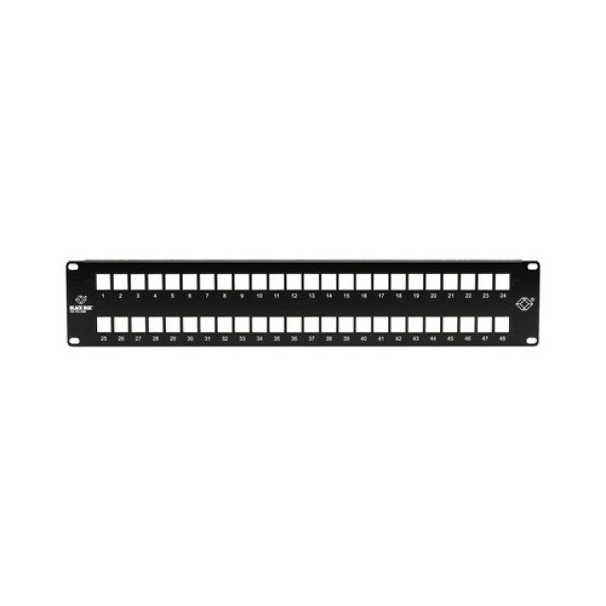 Black Box Multimedia Patch Panel - 2u, 48-port, Gsa, Taa (JPMT1048A)