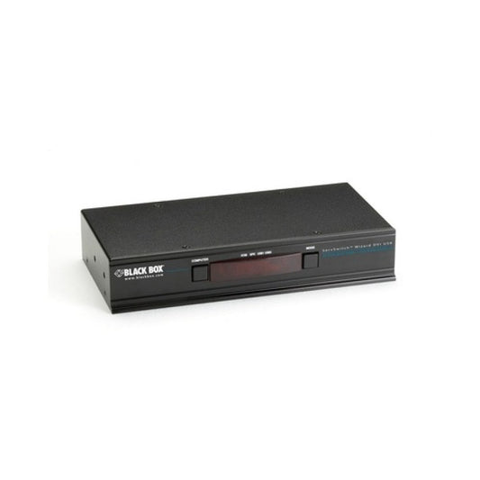 Black Box Kvm Switch - Single-head, Dvi-d Dual-link, Usb True Emulation, Audio, 4-port, Gsa, Taa (KV2004A)