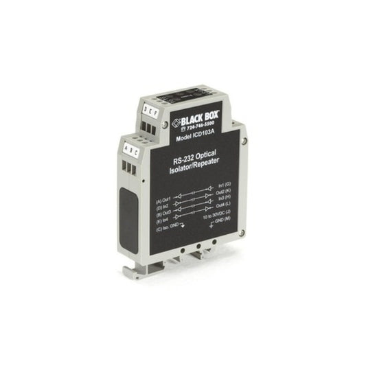 Black Box Async Rs-232 Repeater - (2) Terminal Block, Gsa, Taa (ICD103A)