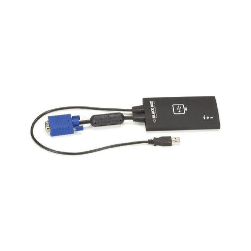 Black Box Usb Laptop Console Crash Cart Adapter, Gsa, Taa (KVT100A)