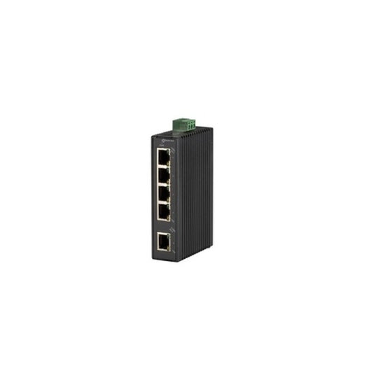 Black Box Fast Ethernet (100-mbps) Hardened Temperature Switch - (5) 10/100-mbps Copper Rj45, 12-48v Dc-power, Gsa, Taa (LBH120AH)