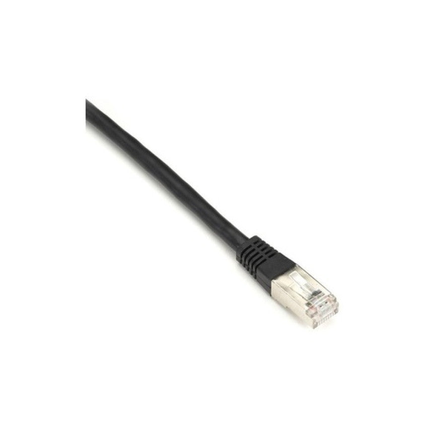 Black Box Cat6 250-mhz Molded Slimline Stranded Ethernet Patch Cable - Shielded (s/ftp), Cm Pvc (rj45 M/m), Black, 3-ft. (0.9-m) (EVNSL0272BK0003)