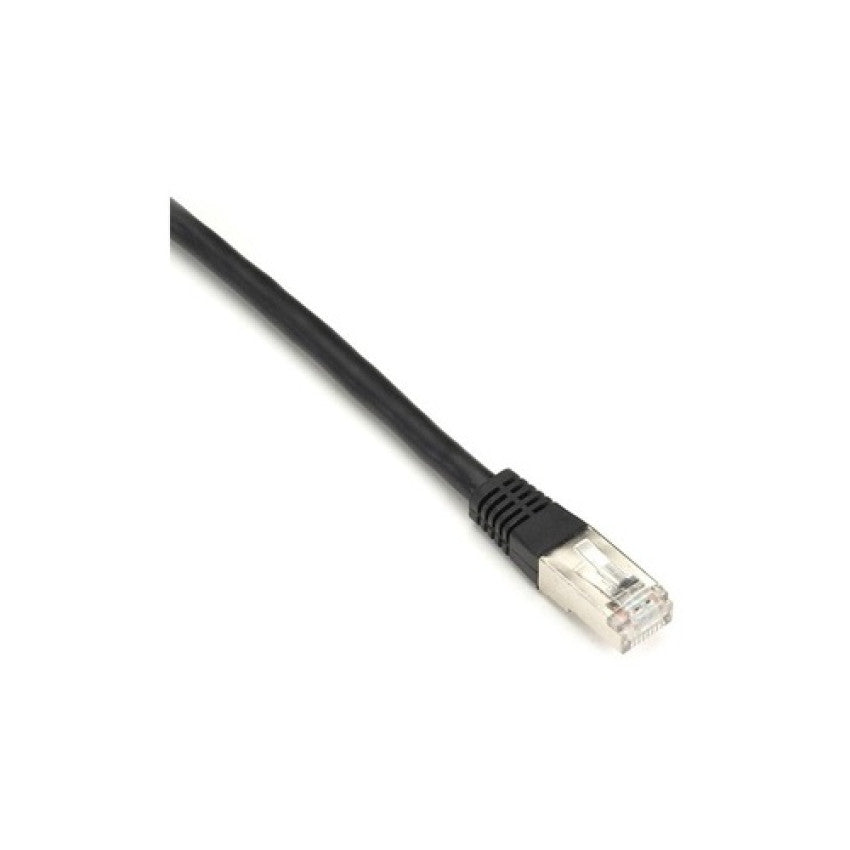 Black Box Cat6 250-mhz Molded Slimline Stranded Ethernet Patch Cable - Shielded (s/ftp), Cm Pvc (rj45 M/m), Black, 5-ft. (1.5-m) (EVNSL0272BK0005)