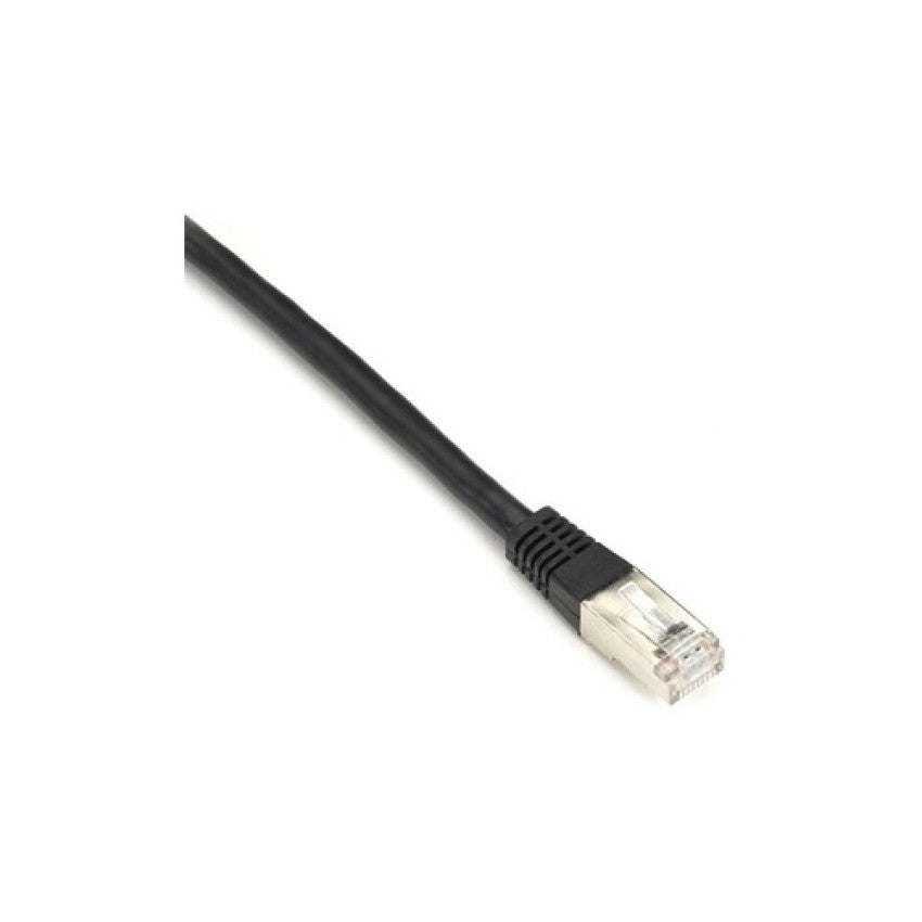 Black Box Cat6 250-mhz Molded Slimline Stranded Ethernet Patch Cable-shielded (s/ftp), Cm Pvc (rj45 M/m), Black, 30-ft. (9.1-m) (EVNSL0272BK0030)