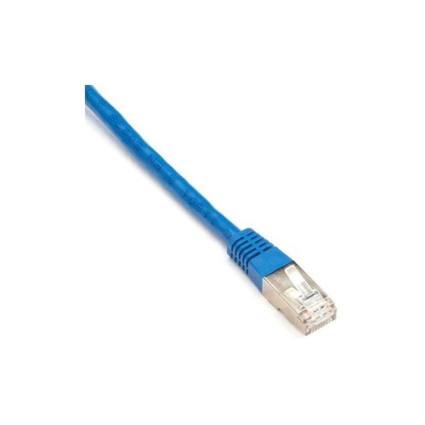 Black Box Cat6 250-mhz Molded Slimline Stranded Ethernet Patch Cable - Shielded (s/ftp), Cm Pvc (rj45 M/m), Blue, 5-ft. (1.5-m) (EVNSL0272BL0005)