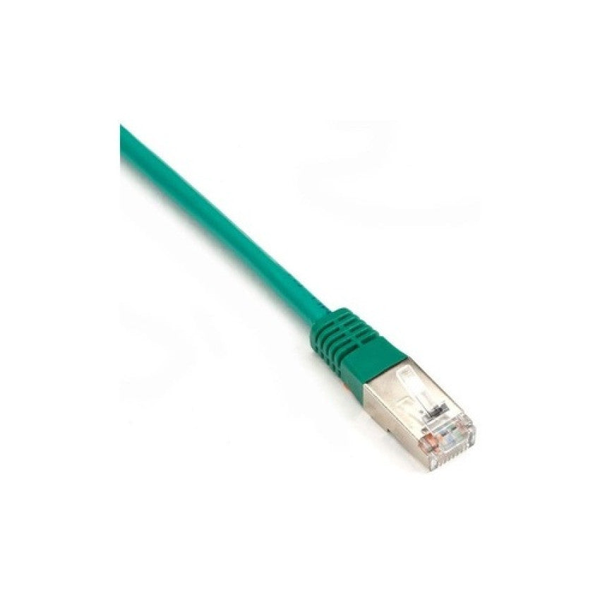 Black Box Cat6 250-mhz Molded Slimline Stranded Ethernet Patch Cable-shielded (s/ftp), Cm Pvc (rj45 M/m), Green, 15-ft. (4.6-m) (EVNSL0272GN0015)