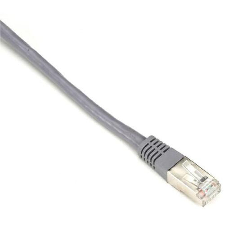 Black Box Cat6 250-mhz Molded Slimline Stranded Ethernet Patch Cable - Shielded (s/ftp), Cm Pvc (rj45 M/m), Gray, 3-ft. (0.9-m) (EVNSL0272GY0003)