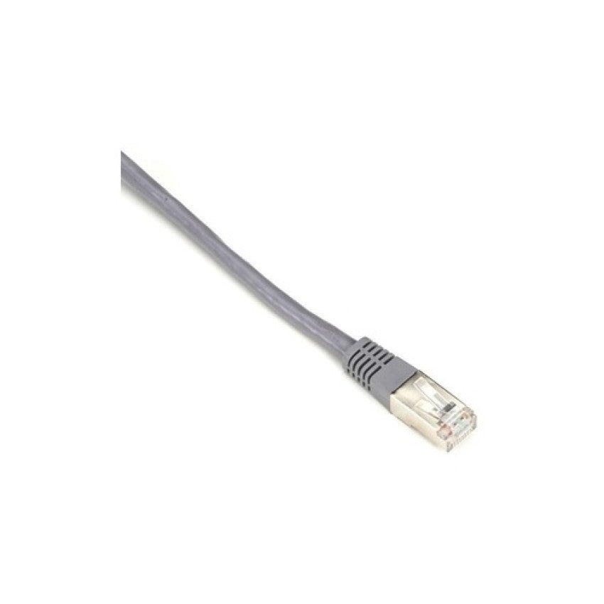 Black Box Cat6 250-mhz Molded Slimline Stranded Ethernet Patch Cable - Shielded (s/ftp), Cm Pvc (rj45 M/m), Gray, 25-ft. (7.6-m) (EVNSL0272GY0025)