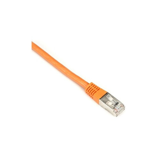 Black Box Cat6 250-mhz Molded Slimline Stranded Ethernet Patch Cable-shielded (s/ftp), Cm Pvc (rj45 M/m), Orange, 3-ft. (0.9-m) (EVNSL0272OR0003)