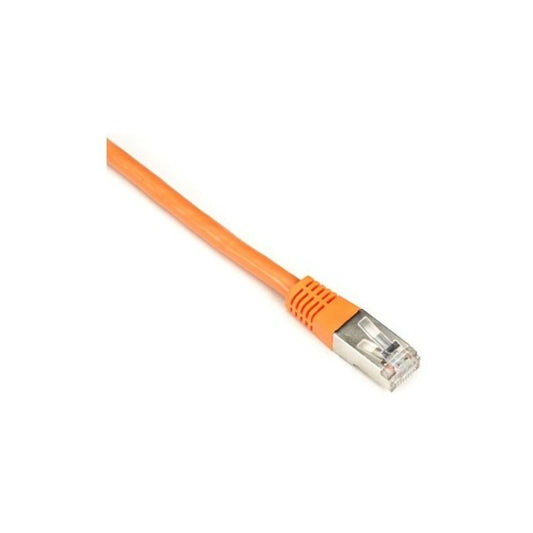 Black Box Cat6 250-mhz Molded Slimline Stranded Ethernet Patch Cable-shielded (s/ftp), Cm Pvc (rj45 M/m), Orange, 10-ft. (3.0-m) (EVNSL0272OR0010)