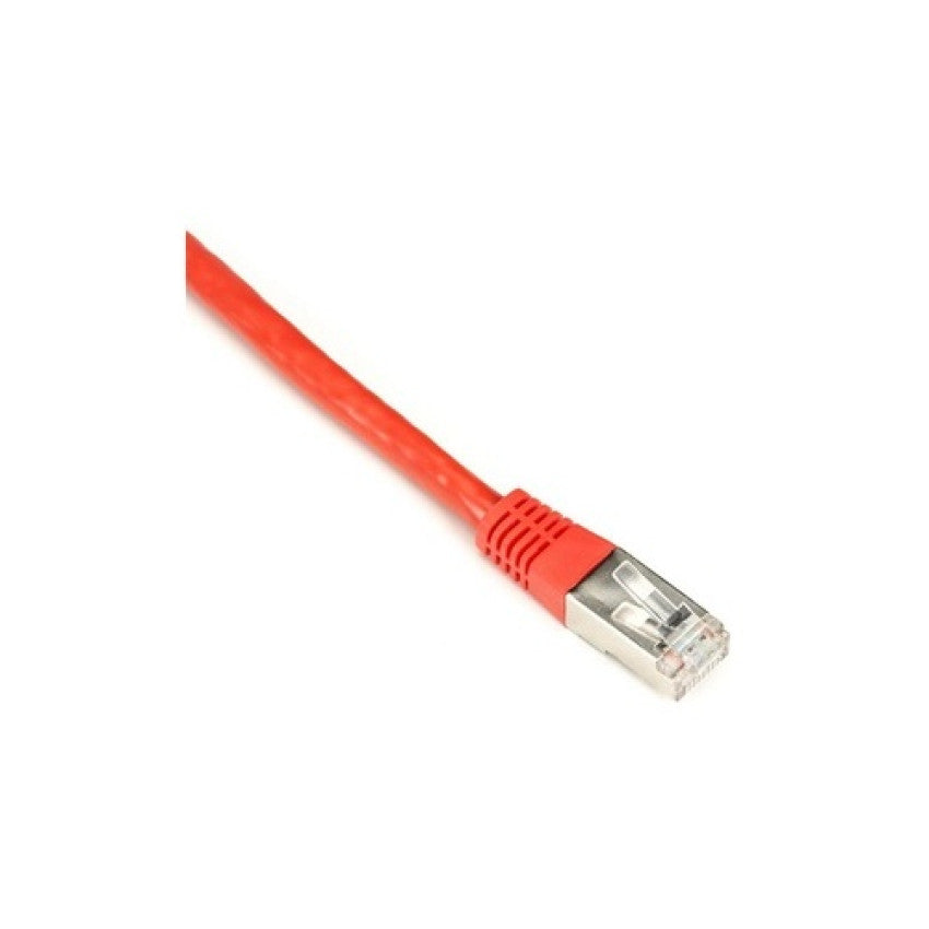 Black Box Cat6 250-mhz Molded Slimline Stranded Ethernet Patch Cable - Shielded (s/ftp), Cm Pvc (rj45 M/m), Red, 6-ft. (1.8-m) (EVNSL0272RD0006)