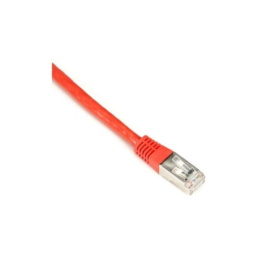 Black Box Cat6 250-mhz Molded Slimline Stranded Ethernet Patch Cable - Shielded (s/ftp), Cm Pvc (rj45 M/m), Red, 7-ft. (2.1-m) (EVNSL0272RD0007)