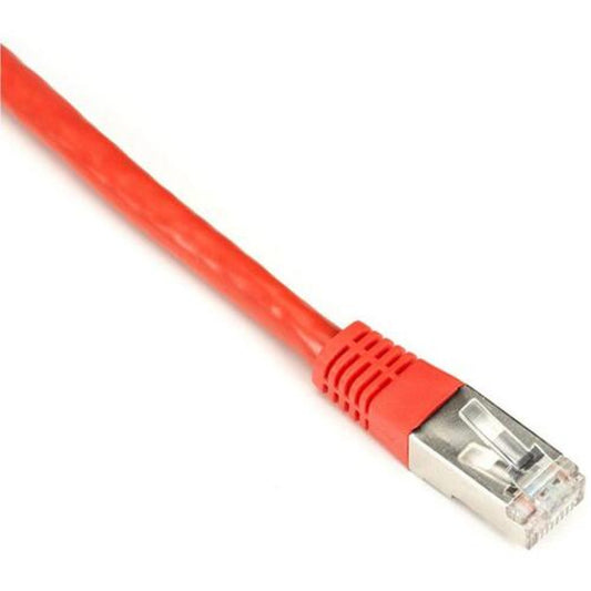 Black Box Cat6 250-mhz Molded Slimline Stranded Ethernet Patch Cable - Shielded (s/ftp), Cm Pvc (rj45 M/m), Red, 15-ft. (4.6-m) (EVNSL0272RD0015)