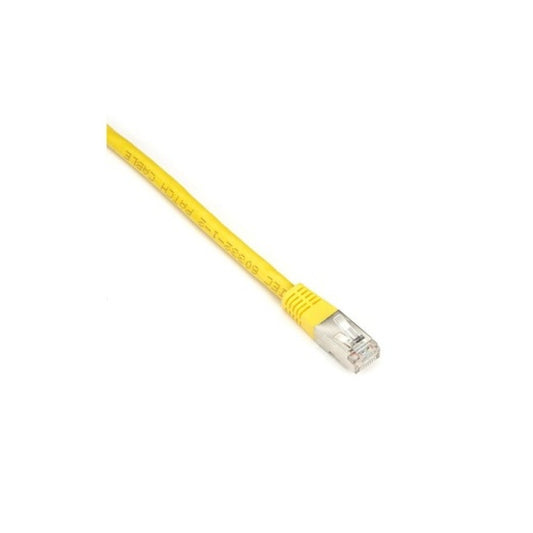 Black Box Cat6 250-mhz Molded Slimline Stranded Ethernet Patch Cable-shielded (s/ftp), Cm Pvc (rj45 M/m), Yellow, 1-ft. (0.3-m) (EVNSL0272YL0001)