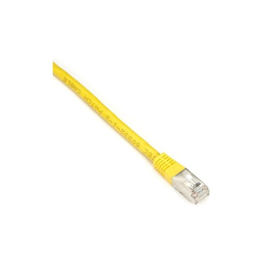 Black Box Cat6 250-mhz Molded Slimline Stranded Ethernet Patch Cable-shielded (s/ftp), Cm Pvc (rj45 M/m), Yellow, 25-ft. (7.6-m) (EVNSL0272YL0025)