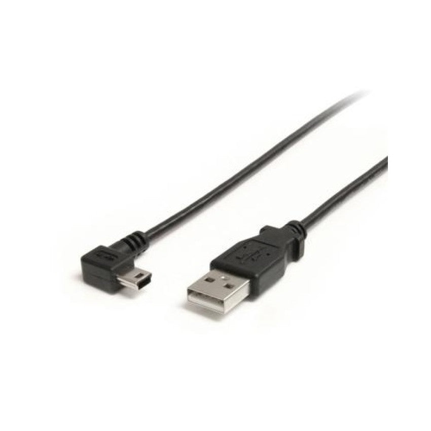 StarTech 3 Ft Usb To Right Angle Mini Usb Cable (USB2HABM3RA)