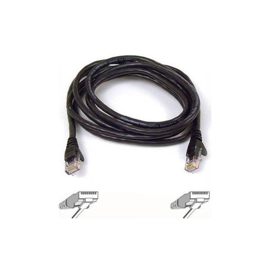 Belkin 14-foot Cat6 Black Cables, No Boots (A3L98014BLK)
