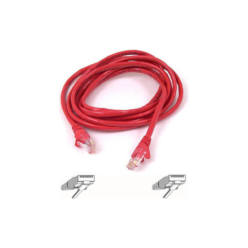 Belkin 6ft Cat6 Snagless Patch Cable Red (A3L98006REDS)