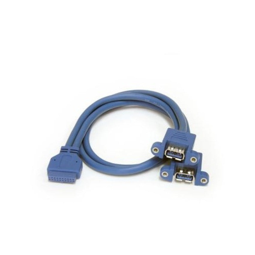 StarTech 2 Port Motherboard To Panel Mount Usb 3 (USB3SPNLAFHD)