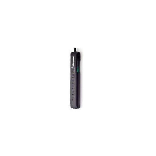 Minuteman UPS Slim 6 Outlet Strip/4 Ft. Cord (MMS664S)