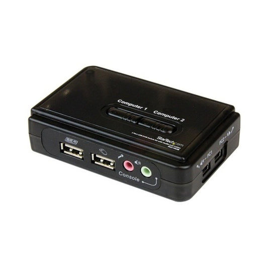 StarTech 2 Port Usb Kvm Switch W/ Audio & Cables (SV211KUSB)