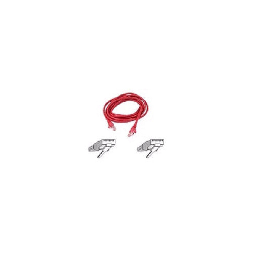 Belkin Cat6 Patch Cable Rj45m/rj45m 14ft Red (A3L980B14REDS)