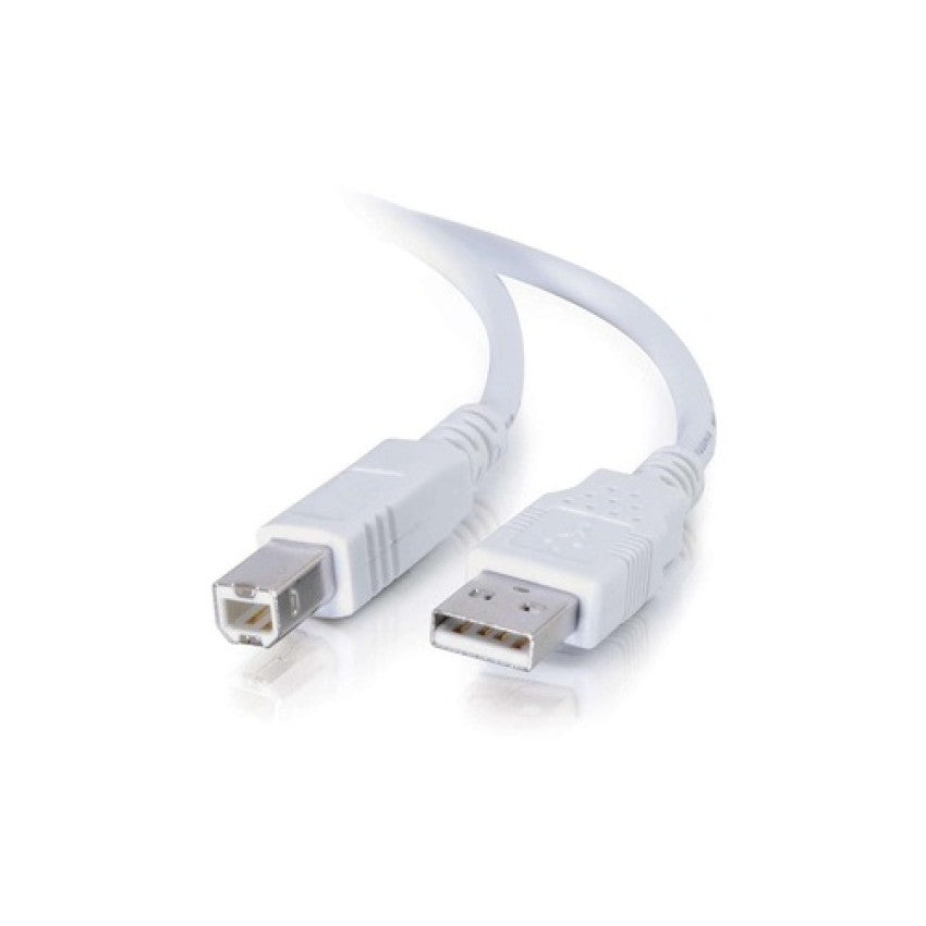 C2G 3m Usb A To B Cable White 2.0 (9.8ft) (13400)
