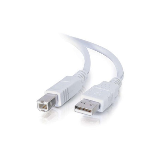 C2G 3m Usb A To B Cable White 2.0 (9.8ft) (13400)