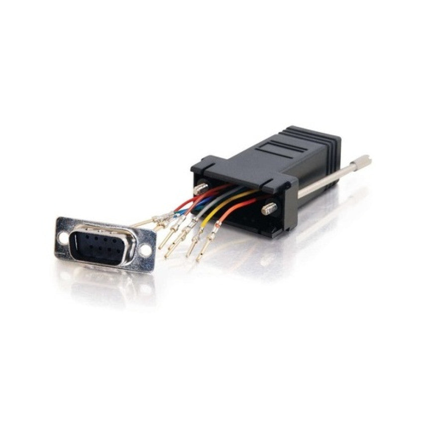 C2G Rj45f/db9m Modular Adapter Black (02947)