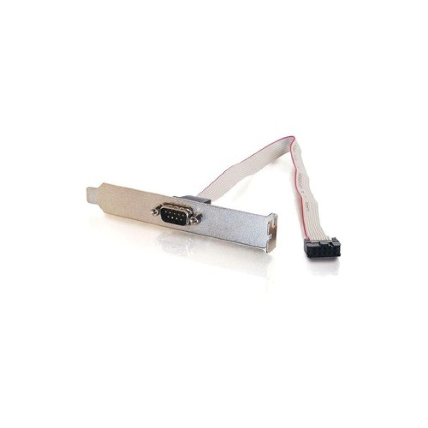 C2G Db9m Serial Add-a-port Adptr W/bracket (09480)