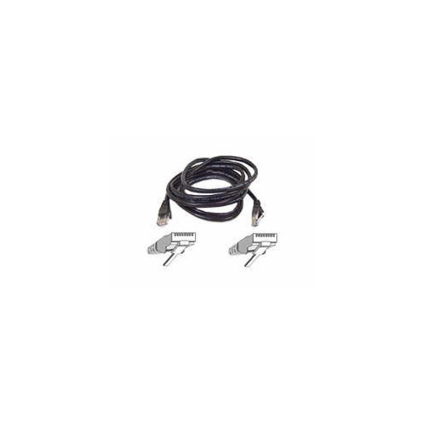 Belkin 25ft Cat5e Snagless Patch Cable Black (A3L791B25BLKS)