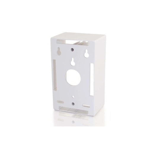 C2G Single Gang Wall Box White (03839)