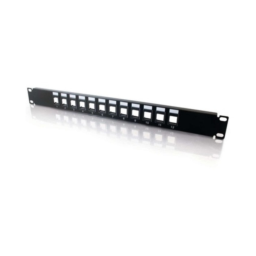 C2G Blank Keystone Patch Panel 12-port (03857)