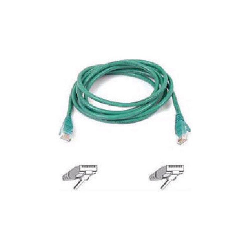 Belkin 2ft Cat6 Snagless Patch Cable Green (A3L98002GRNS)