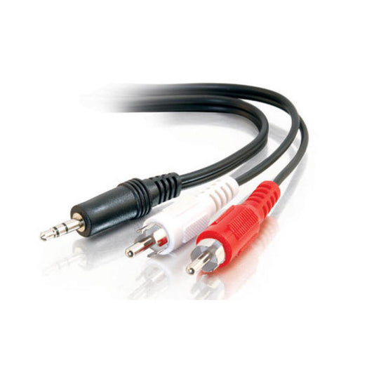 C2G 3.5mm Stereo Male To (2) Rca Male Y Cbl (40421)
