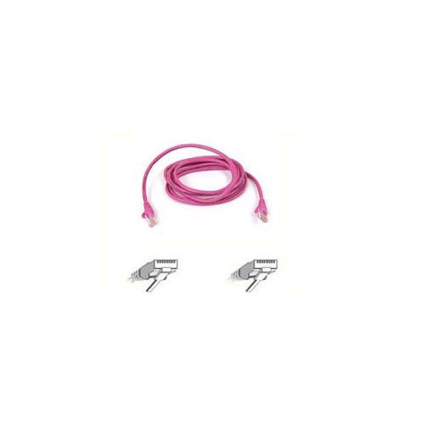 Belkin 7ft Cat5e Patch Cable Pink (A3L79107PNK)
