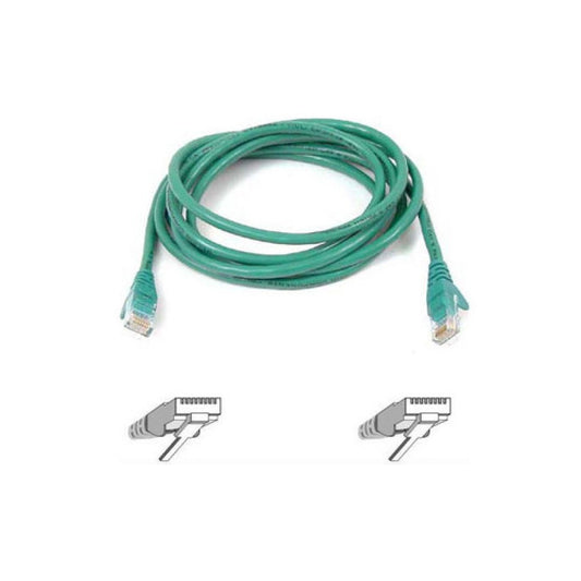 Belkin Cat6 Patch Cable Rj45m/rj45m 14ft Green (A3L98014GRNS)
