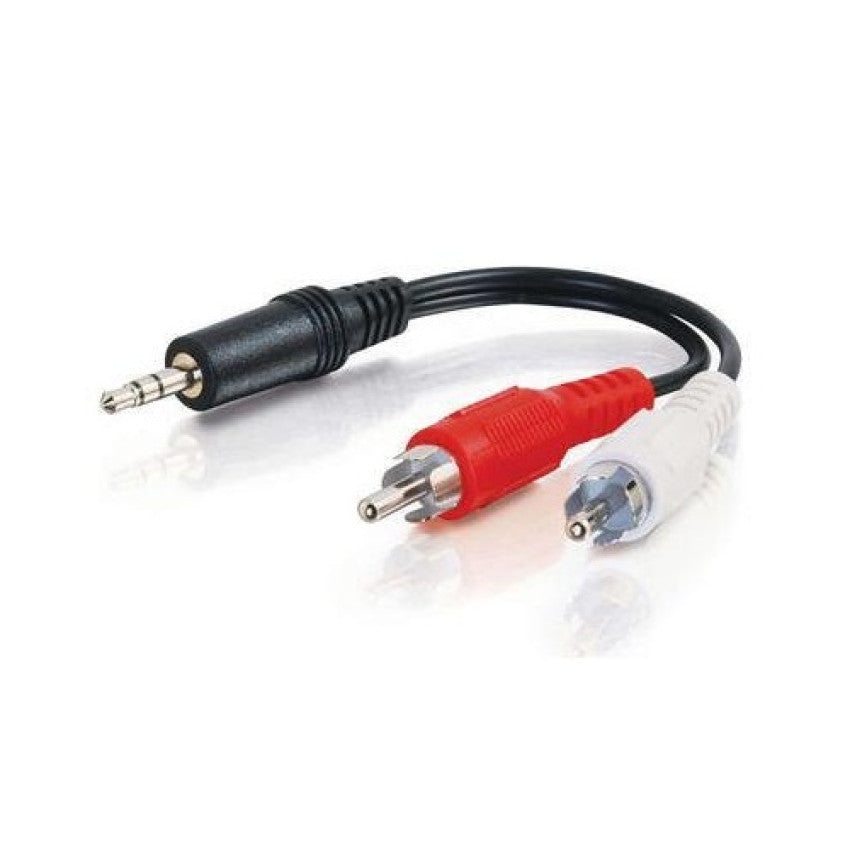 C2G 12ft 3.5mm Stereo M To (2) Rca Male (39943)