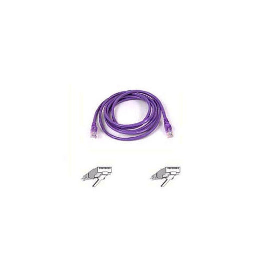 Belkin Cat5e Snagless Patch Cbl Rj45m/rj45m (A3L79150PURS)