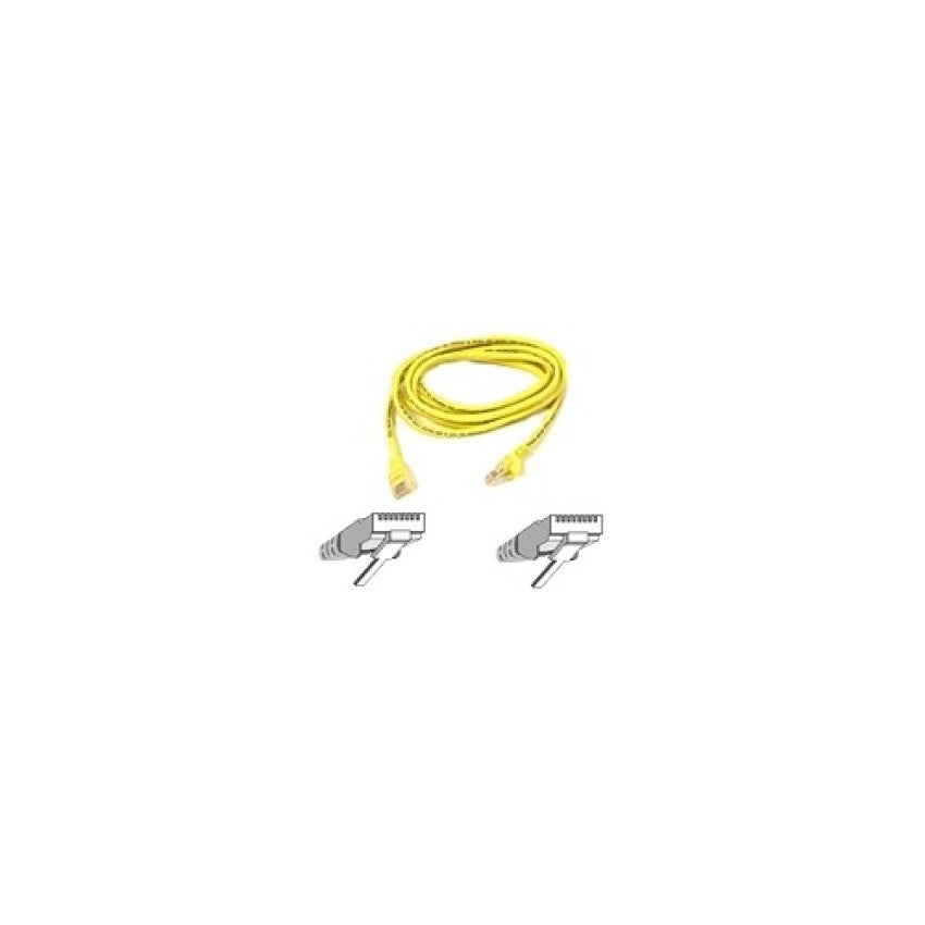 Belkin 5ft Cat5e Snagless Patch Cable Yellow (A3L79105YLWS)