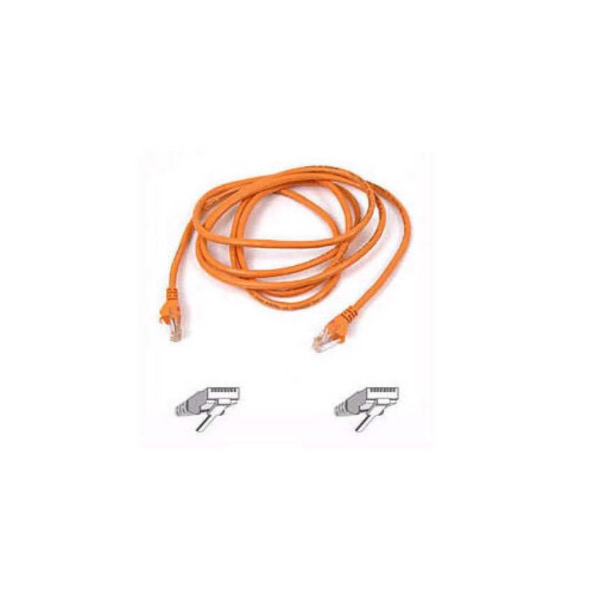 Belkin 25ft Cat5e Snagless Patch Cable Orange (A3L79125ORGS)
