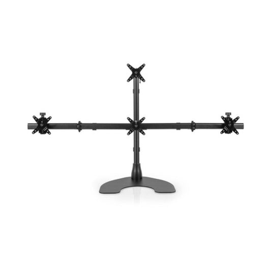 Hcw Distributing Quad Monitor Desk Stand, Stacked One Over Three (100D28B13)